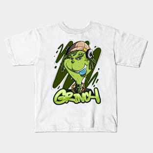 Grinch Party - Cartoon character Kids T-Shirt